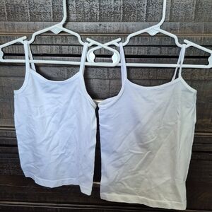 Girls White Tank Top Cami